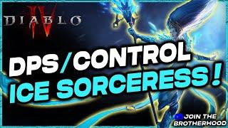 Diablo 4: BEST ICE Sorceress Leveling Build - DPS/Control for High Damage & CC - Solo & Group Viable