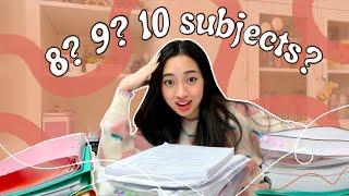 how to study MANY SUBJECTS without crying from stress & regret 