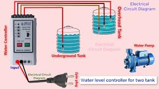 Single phase motor with voltage protection device | Electrical Circuit Diagram