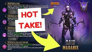 Maranix Hot Take!  Not What You'd Expect!  Raid: Shadow Legends