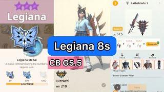 [MHN] Unbelievable fight CB G5.5 vs Legiana 8 star, Charge blade, Monster hunter now