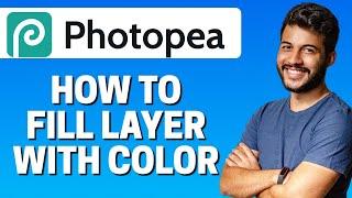 How to Fill Layer With Color in Photopea