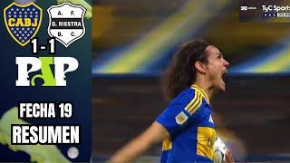 Paso a Paso  Boca Juniors 1 vs Riestra 1  Resumen y Lo que No Viste Liga Argentina 2024