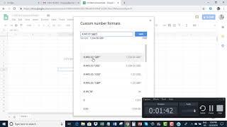 Google Spreadsheet: Custom number formatting for millions