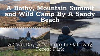 A Bothy, Mountain and Wild Camp By A Remote Loch In Galloway Forest Park