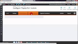 how to create homepage popup in PrestaShop