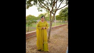 Golden Yellow Suit - A must try piece this season! | ViDesi Women's South East Asian Fashion