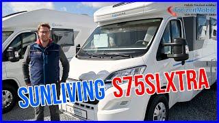 Sun Living S75 SL X-TRA Modell 2021 - Familienmobil mit Hubbett und schönen Einzelbetten