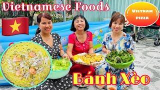 Bánh xèo việt nam giòn ngon hấp dẫn | Ẩm thực Việt Nam