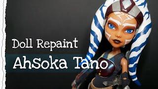 Doll repaint: Ahsoka Tano | Star Wars