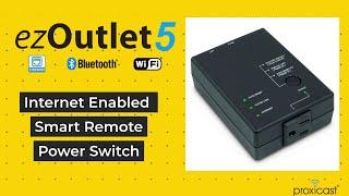 ezOutlet5 - Internet Enabled IP & WiFi Remote Power Switch with Auto Modem/Router Reboot