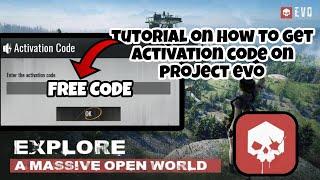 Tutorial on How to Get Activation Code on Project Evo Survival Game | Beta Testing