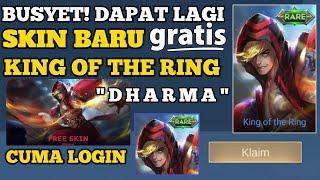 BUSYET !! DAPAT LAGI SKIN BARU GRATIS KING OF THE RING DHARMA CUMA LOGIN - HONOR OF KINGS INDONESIA