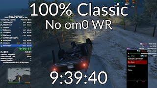 GTA 5 100% Classic No om0 Speedrun in 9:39:40 (World Record)