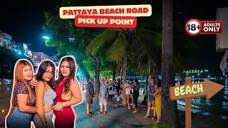 PATTAYA NIGHT LIFE 2024 | Walking on Pattaya Beach Road | Tourist Places Pattaya