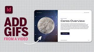 Learn how to add high-quality GIFs to an InDesign project