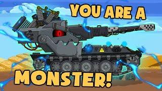 Waffenträger E100 - YOU ARE A REAL MONSTER! - Cartoons about tanks