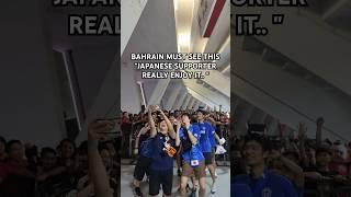 Momen Keakraban Supporter Jepang & Supporter Indonesia menyanyikan lagu "SAYONARA" Bersama.