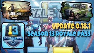 Pubg Mobile - Season 13 Royale pass | Update 0.18.1