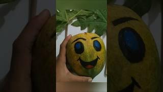 Smiling Papaya## Creative Art of Papaya#shorts#