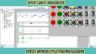 Traffic Light Programming Using ISPSoft   Delta PLC | With Auto and Manual