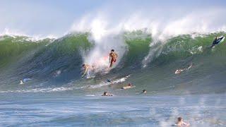 BIGGEST WAVES IN DECADES!! Ala Moana Bowls RAW FOOTAGE (South Shore, Oahu)