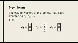 1.9 Matrix of A Linear Transformation