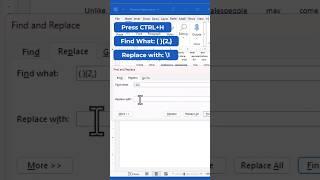 How to remove Extra Spaces in #Word Document by using wild card characters #msword #tips #trending