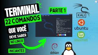 22 Comandos do Terminal Linux para Iniciantes e para Concursos. [Parte 1]