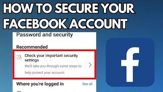 How to Secure Facebook Account (2023)