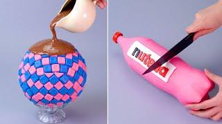 1 Hour Relaxing ⏰ Wonderful Colorful Chocolate Cake Decorating Ideas | Satisfying Birthday Cake