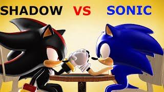 Sonic V.S Shadow - Cartoon Arm Wrestling Episode 4 [Animation]