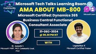 Your Ultimate AMA Session on Microsoft Dynamics 365 Business Central Functional Consultant Associate