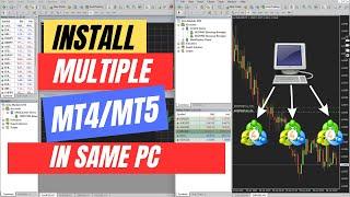 How to Install Multiple MT4/MT5 Terminals on the Same PC [2023 Update] | Very easy to setup
