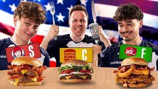 cadiaN & Skullz American Fast Food Tier List (+Yekindar reacts)