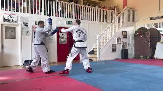 Taekwon-Do ITF Sparring combo