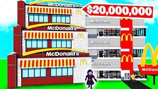 COSTRUISCO IL MCDONALD'S DA 1.000.000€ SU ROBLOX! 