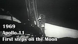 1969 Apollo 11 First steps on the Moon - "One giant leap for mankind"