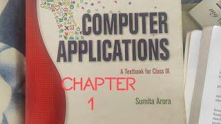 Computer class 9th Ncert Book Pdf #chapter1