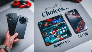 iPhone 16 Pro Max vs HONOR Magic V3: NO Budget Limit? Which to Buy? | RM6,999 