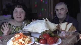 MUKBANG RUSSIA|barbecue не ASMR|ШАШЛЫК в МАРТЕ|ДЕНЬ РОЖДЕНИЯ|BIRTHDAY|ПРАЗДНИЧНОЕ КУШАНЬЕ ПО-НАШЕМУ