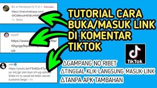 TUTORIAL BUKA/MASUK LINK DI KOMENTAR TIKTOK