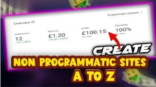 create Non programatic site A to Z guide | adx arbitrage || adx loading method || adsense loading