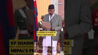 KP Sharma Oli takes oath as Nepal's Prime Minister | #shorts #nepal #primeminister