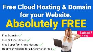 Get Free Lifetime Hosting and Domain with SSL Certificate