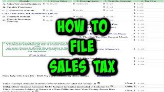 How to Report, File & Pay Sales tax for Resellers & Business Owners. 2021 UPDATE