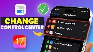 How to Change Control Center On iPhone In iOS 17 | Edit iPhone Control Center