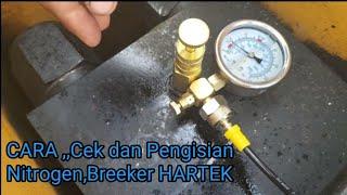 CARA,,Cek dan pengisian nitrogen breeker,,HARTEK,,#excavator #alatberat #yamandipati