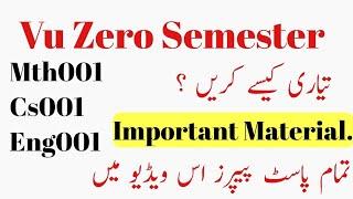 Special video for Zero Semester Students, Mth001 ,cs001,eng001 ,How to prepare for final,