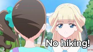 Hiking up a mountain - Wonderful Precure Meme